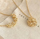 Flower&Heart Magnetic Necklace 