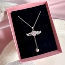Pink Heart Pandora Necklace 