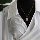 Black tulip Necklace