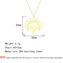 Sun & Eye Necklace 
