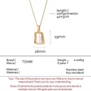  Rectangular pearl Necklace 