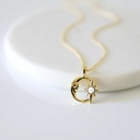 Crescent and star Necklace 