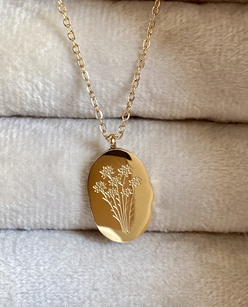 Months & Flowers Necklace 