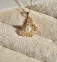  Pearl Butterfly Necklace 