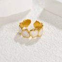 Marble Hearts Ring