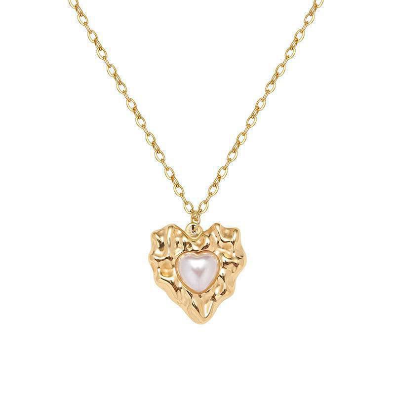 Pearl Heart Necklace 
