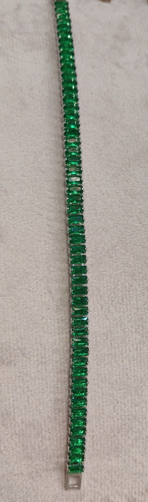 Green tennis Bracelet 