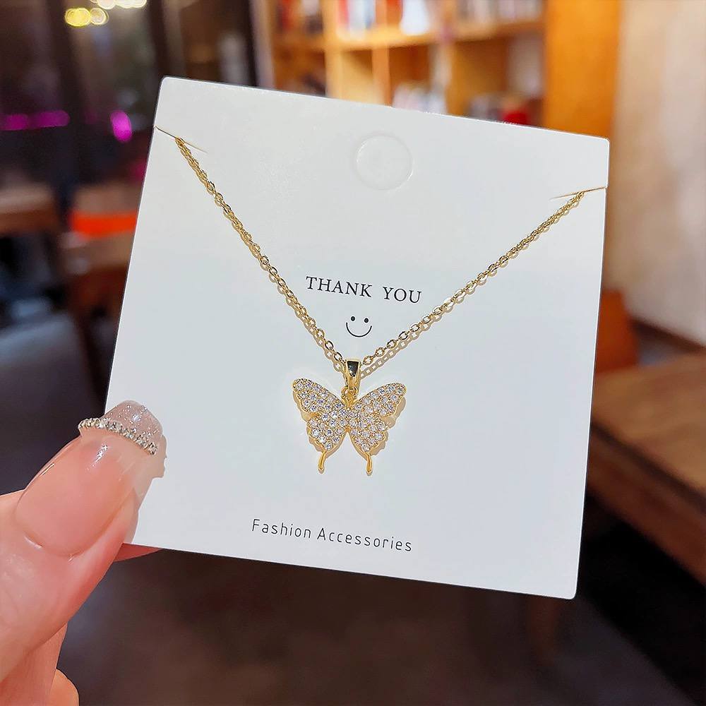 Elegant Butterfly Necklace 