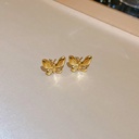  Gold Butterfly EARING 