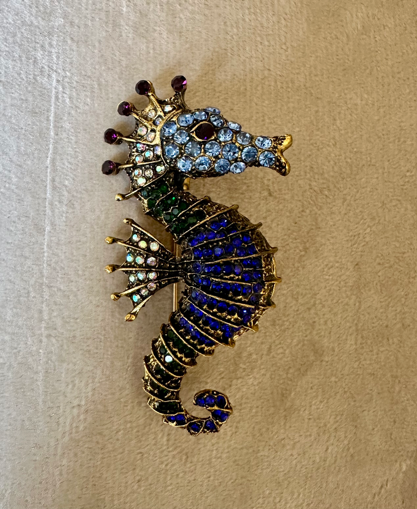 [16006] Sea horse Brooch