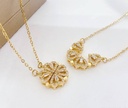 Flower&Heart Magnetic Necklace 