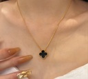 Black van cleef Necklace .