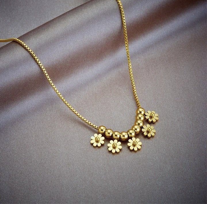 [14079] Flowers Necklace 