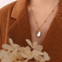 Black tulip Necklace