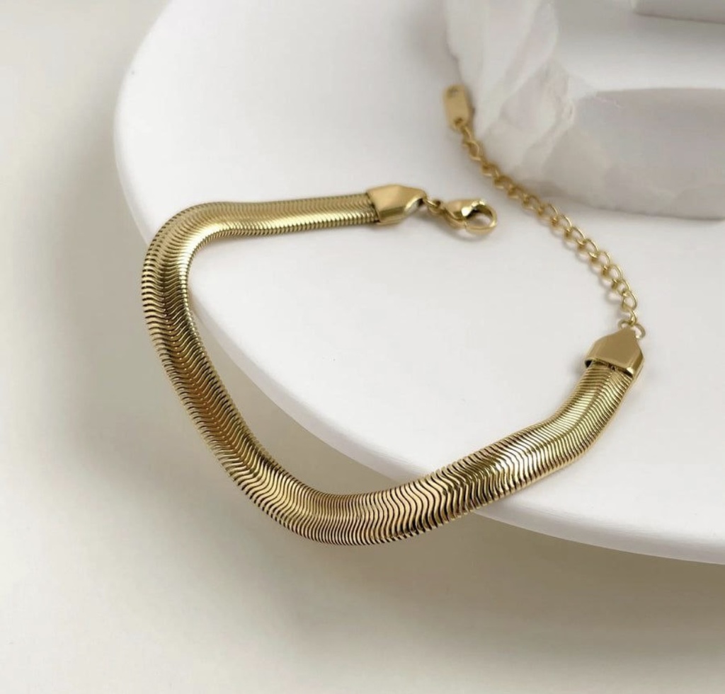 [13078] Big Snake Bracelet 