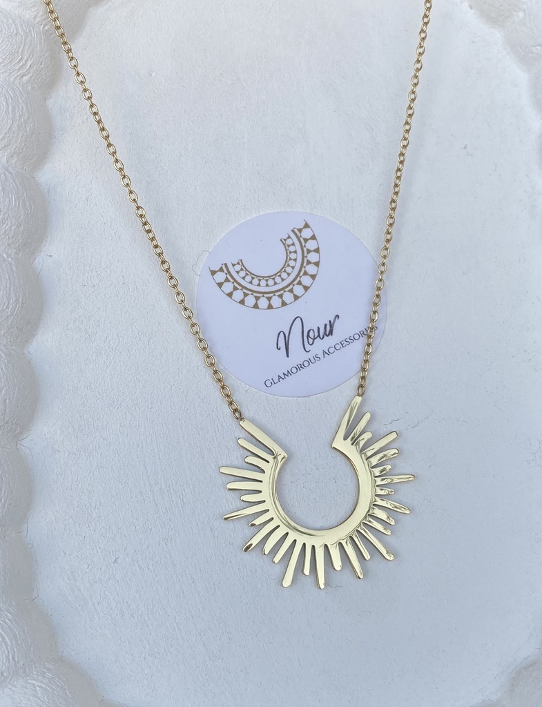 [14133] Half of Sun Necklace 