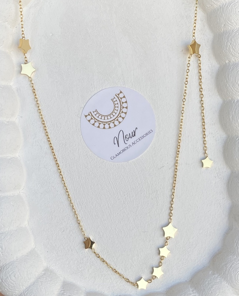 [14136] Small Stars Necklace 