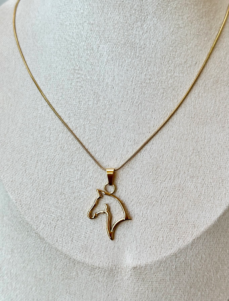 [14222] Unicorn Necklace 