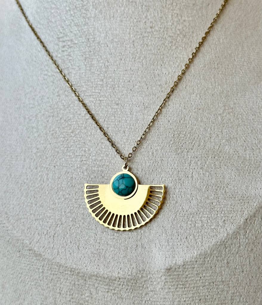 [14224] Lotus Necklace 