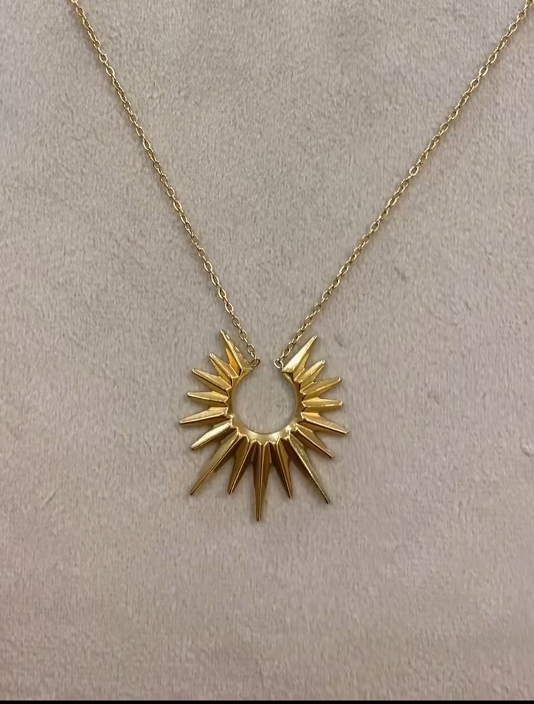 [14022] Sun Rays Necklace