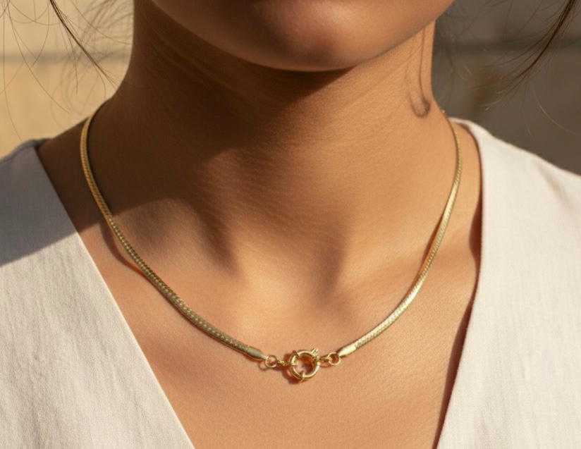 [14245] Snake Necklace 3