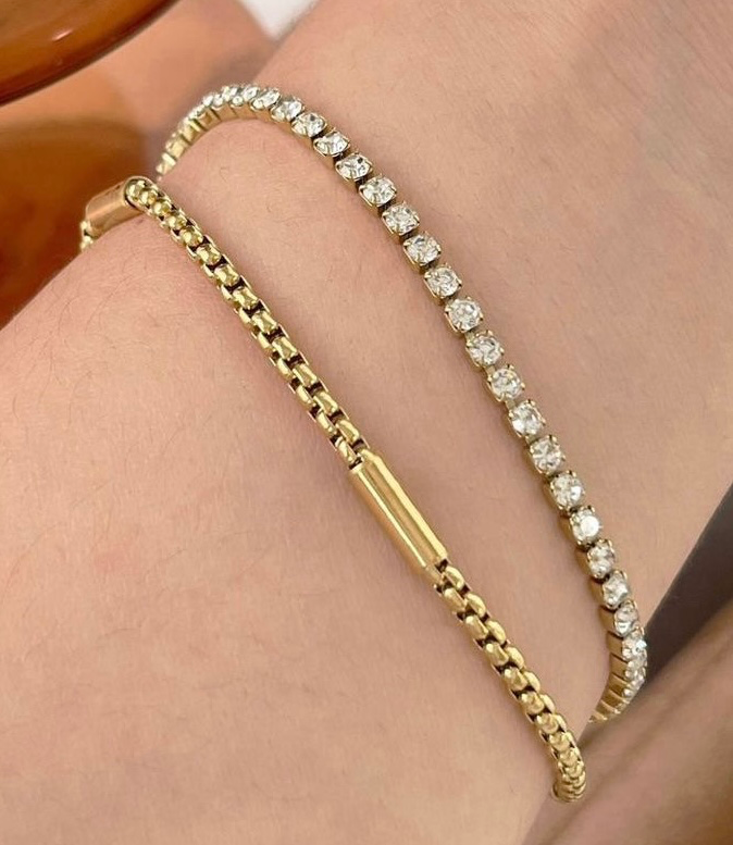 [13194] Tennis & Rope Bracelet 